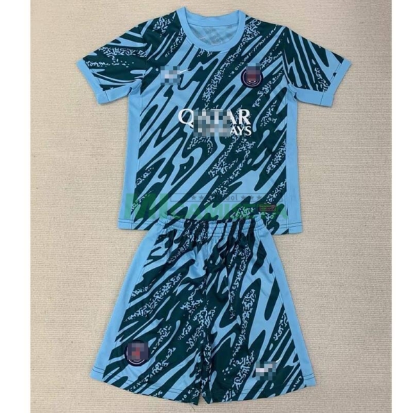 Camiseta De Portero PSG 2024/2025 Niño Kit Azul