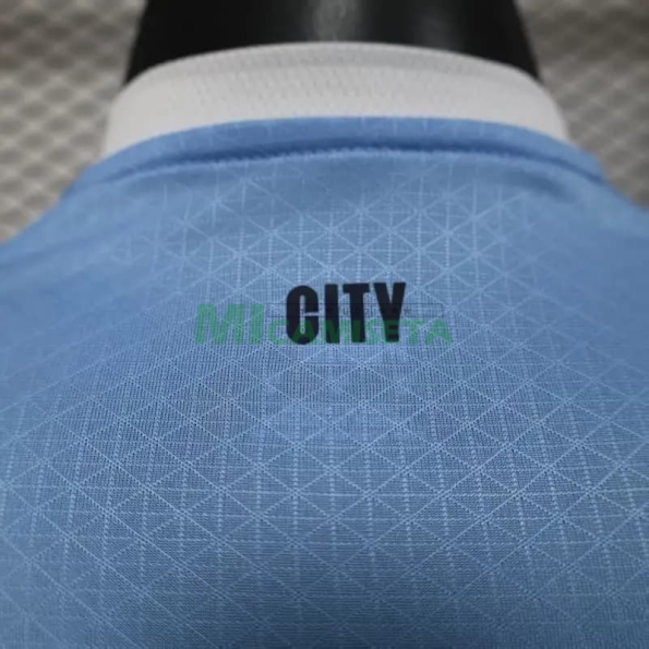 Camiseta Manchester City Primera Equipación 2025/2026 Azul ML (EDICIÓN JUGADOR)