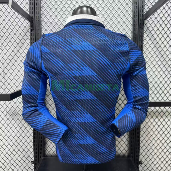 Camiseta Francia Primera Equipación Mundial 2026 ML Azul (EDICIÓN JUGADOR)