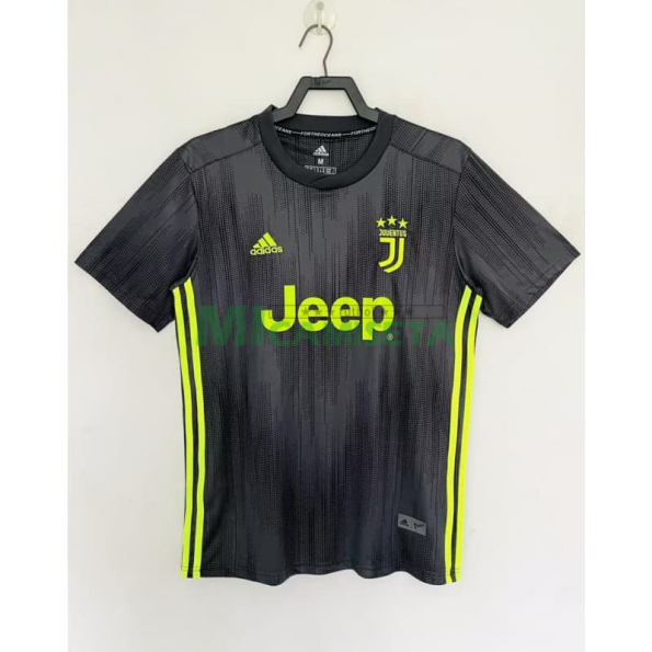 Camiseta Juventus Tercera  Equipación Retro 2018/2019 Negro/Blanco