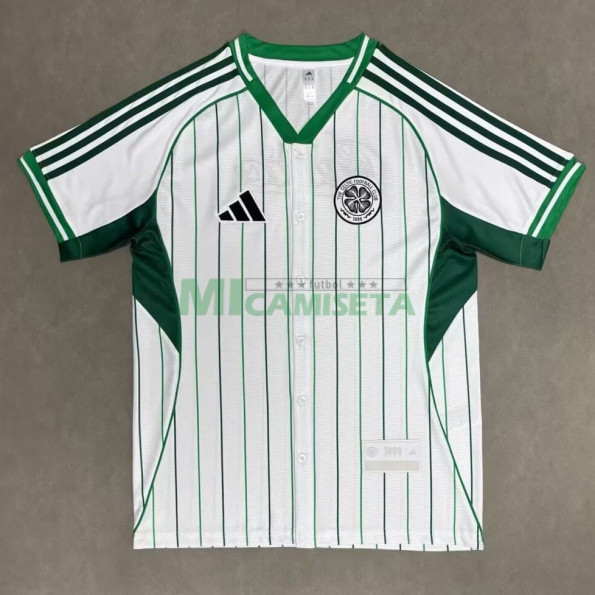 Camiseta Celtic 2025/2026 Baseball Shirt Blanco