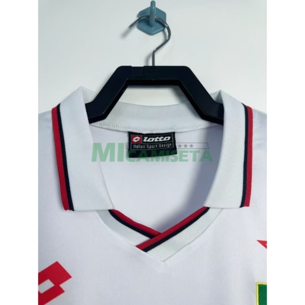 Camiseta AC Milan Segunda Equipación Retro 1993/94 Blanco