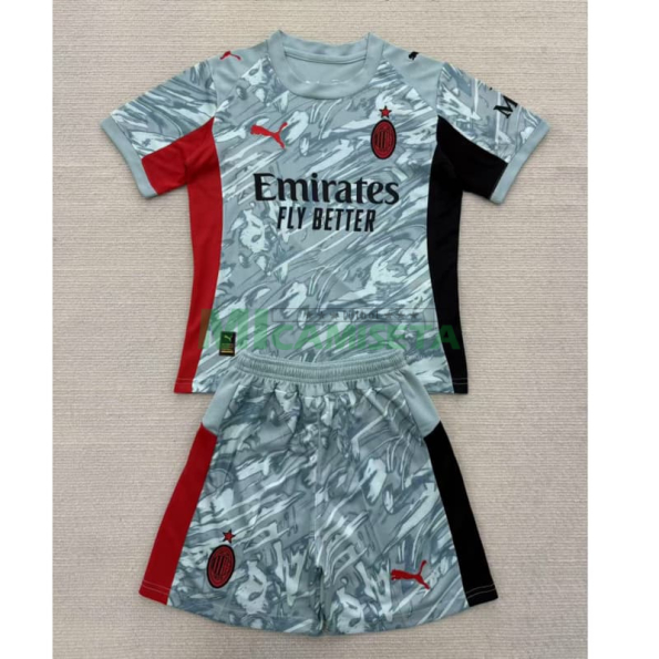 Camiseta AC Milan 2025/2026 Azul/Rojo/Negro