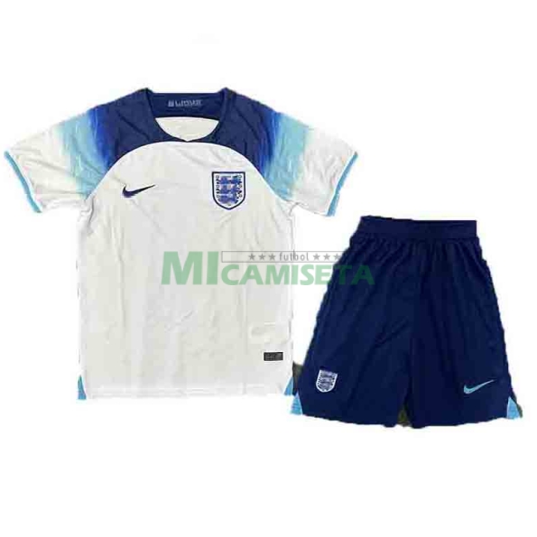Camiseta Inglaterra Primera Equipación 2022 Niño Kit Mundial