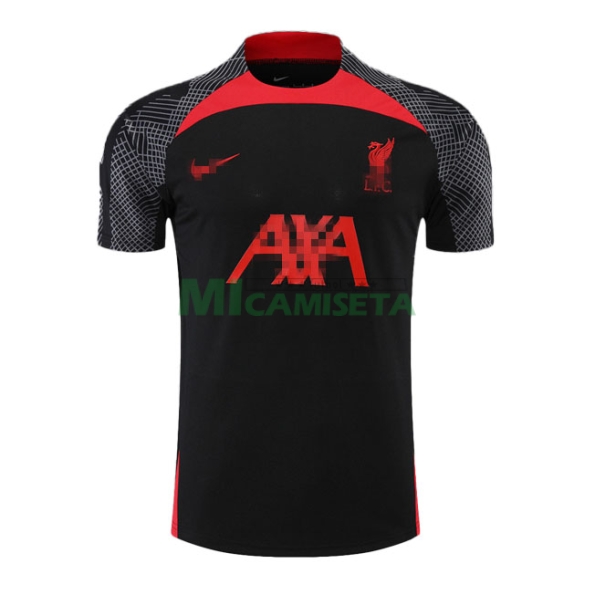 Camiseta de Entrenamiento Liverpool 2022/2023 Negro/Rojo