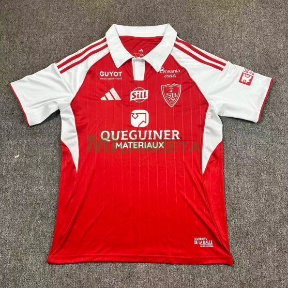 Camiseta Stade Brestois Primera Equipación 2025/2026 Rojo