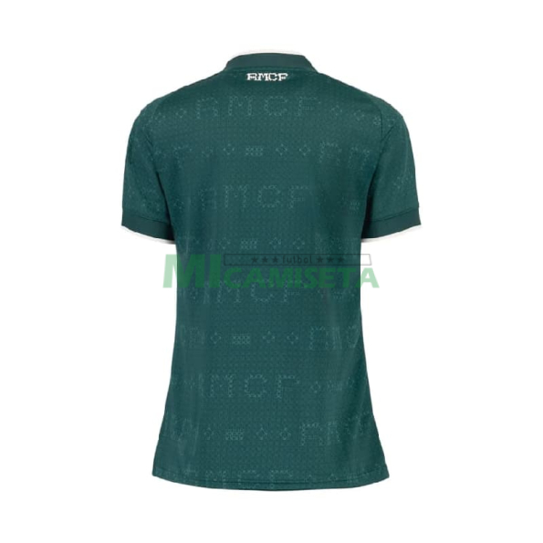 Camiseta Real Madrid Segunda Equipación 2026/2027 Verde Oscuro Mujer con Parche HP