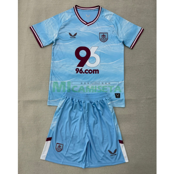 Camiseta Burnley FC Segunda Equipación 2025/2026 Azul Claro