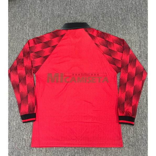 Camiseta Manchester United Primera Equipación Retro 1996/1998 ML Rojo