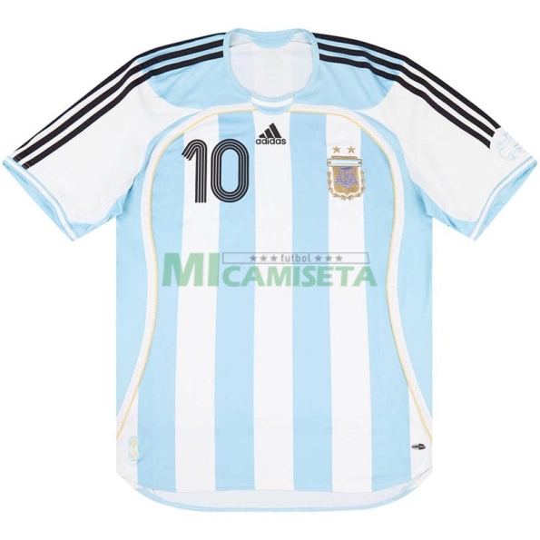 Camiseta RIQUELME 10 Argentina Primera Equipación Retro 2006