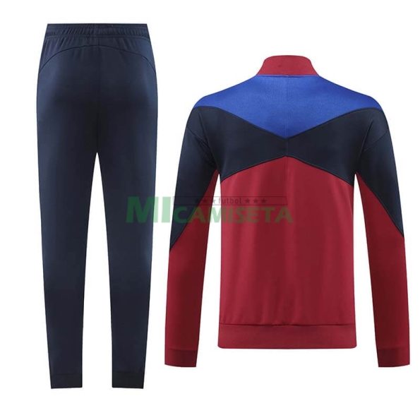 Chandal Barcelona 2024/2025 Rojo Oscuro/Azul