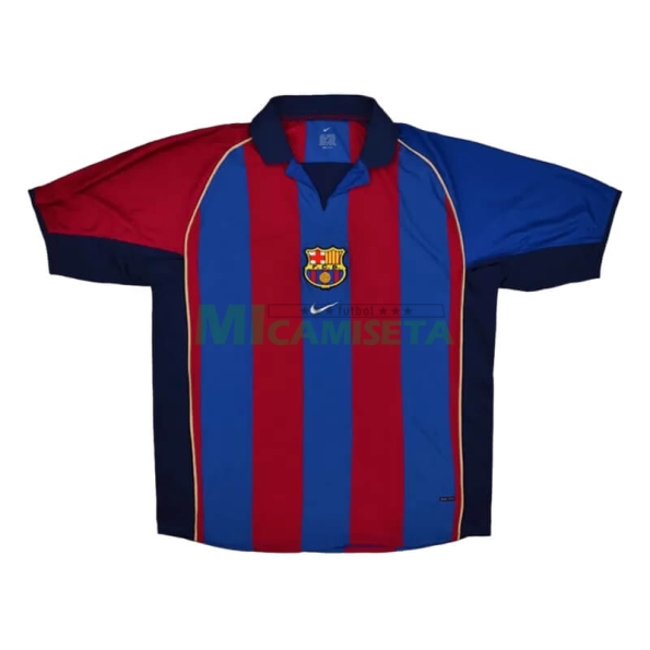 Camiseta XAVI 6 Barcelona Primera Equipación Retro 2001/02