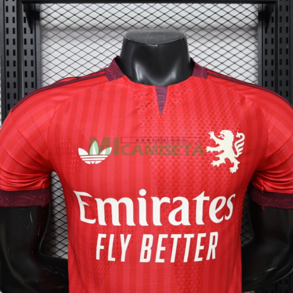 Camiseta Olympique De Lyon Segunda Equipación 2026/2027 Rojo (EDICIÓN JUGADOR)