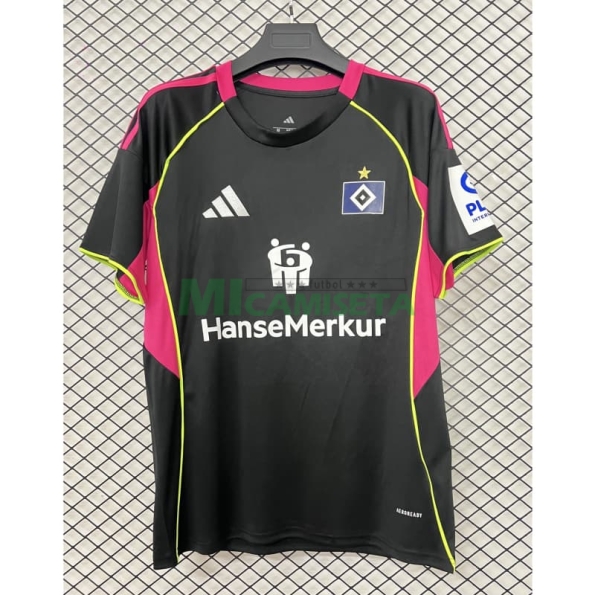Camiseta Hamburger SV Tercera Equipación 2025/2026 Negro
