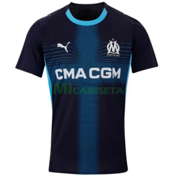 Camiseta Olympique Marsella Segunda Equipación 2025/2026 Azul Marino