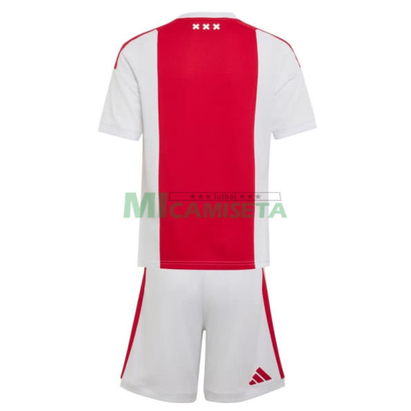 Camiseta Ajax Primera Equipación 2026/2027 Rojo/Blanco Niño Kit