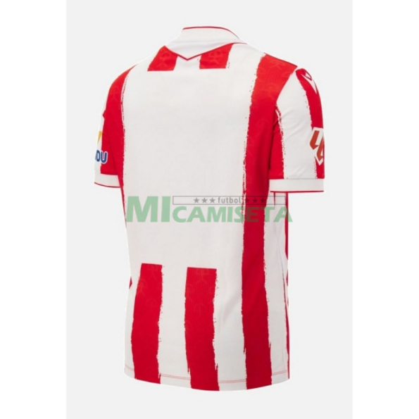 Camiseta UD Almería Primera Equipación 2026/2027 Rojo/Blanco con Parche La Liga