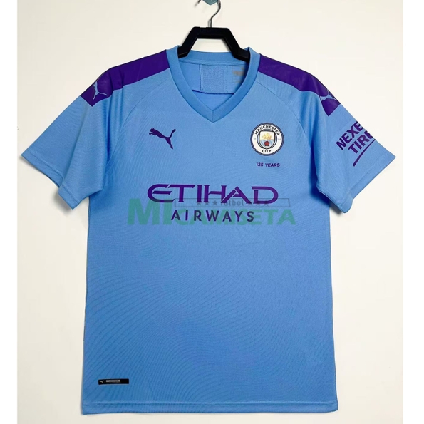 Camiseta Manchester City Primera Equipación Retro 2019/2020