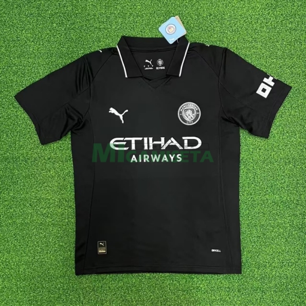 Camiseta Manchester City Segunda Equipación 2025/2026 Negro