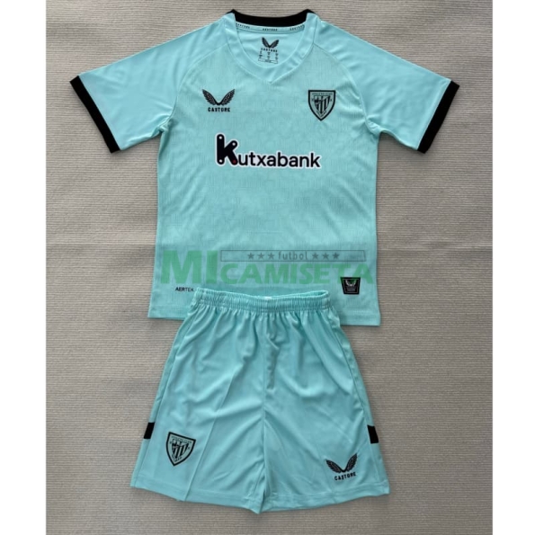 Camiseta Athletic de Bilbao Tercera Equipación 2025/2026 Verde Niño Kit