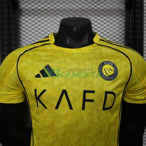 Camiseta Al Nassr Primera Equipación 2025/2026 Amarillo (EDICIÓN JUGADOR)