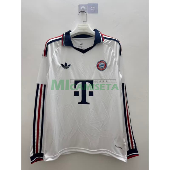 Camiseta Bayern Múnich Segunda Equipación 2026/2027 ML Blanco