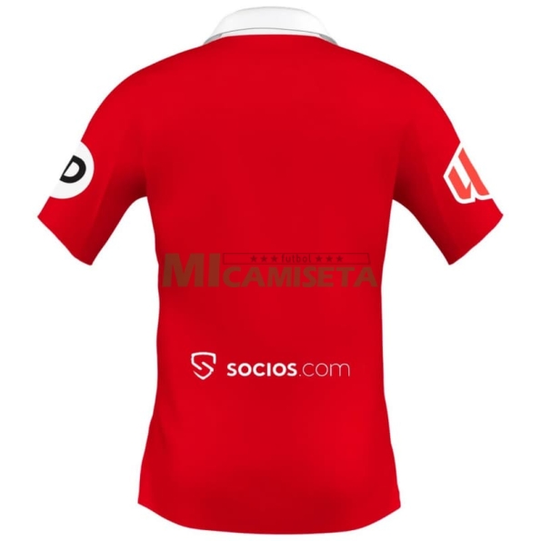 Camiseta Sevilla FC 2025/2026 Segunda Equipación Rojo con Parche La Liga