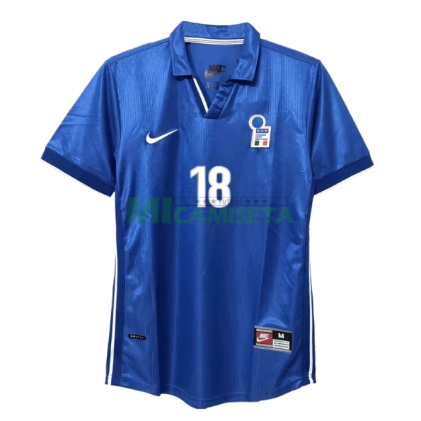 Camiseta BAGGIO R.18 Italia Primera Equipación Retro 1998