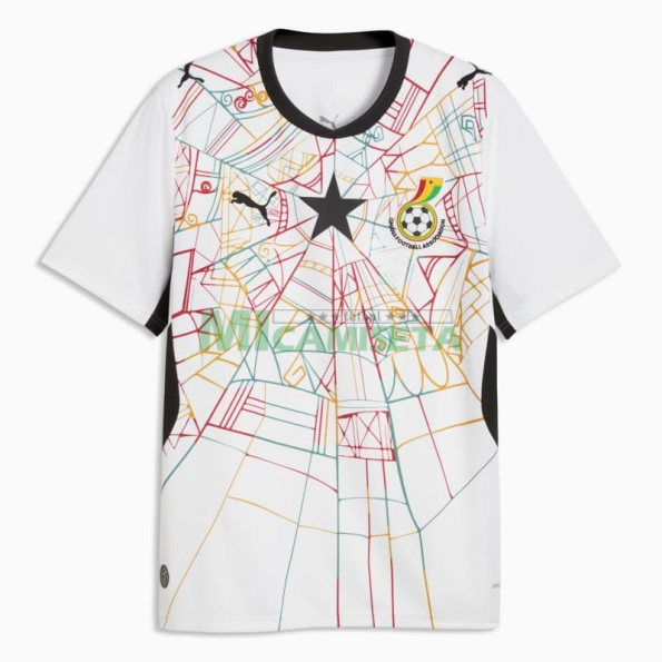 Camiseta Ghana Primera Equipación Mundial 2026 Blanco