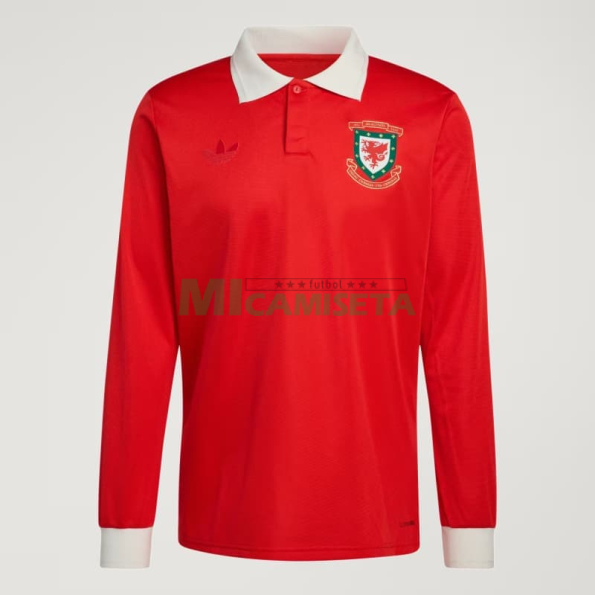Camiseta Gales 150 Aniversario Edición 2026 ML Rojo