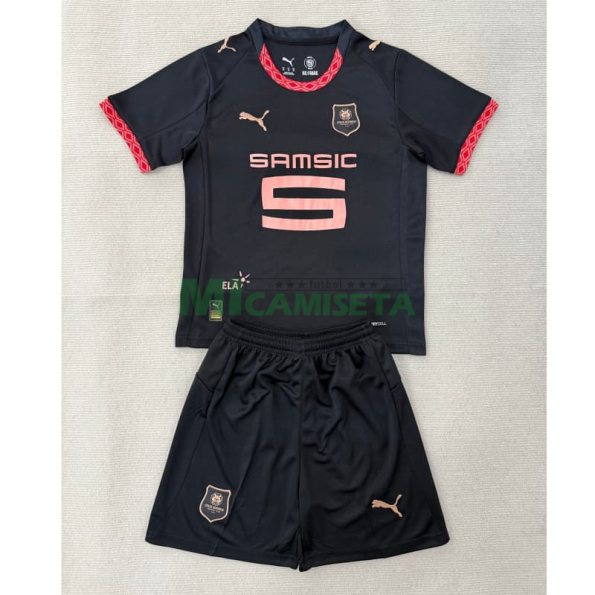 Camiseta Stade Rennais Tercera Equipación 2025/2026 Negro
