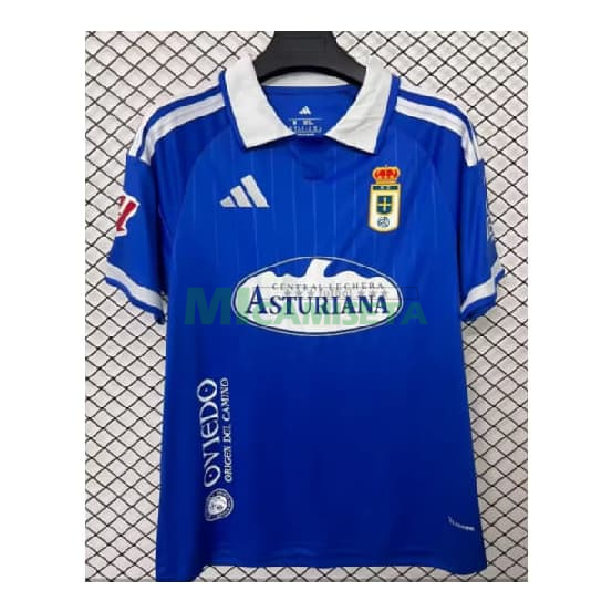 Camiseta Real Oviedo Primera Equipación 2026/2027 Azul con Parche La Liga
