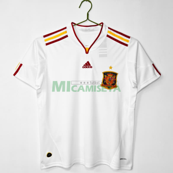 Camiseta España Segunda Equipación Retro 2011/12 Blanco