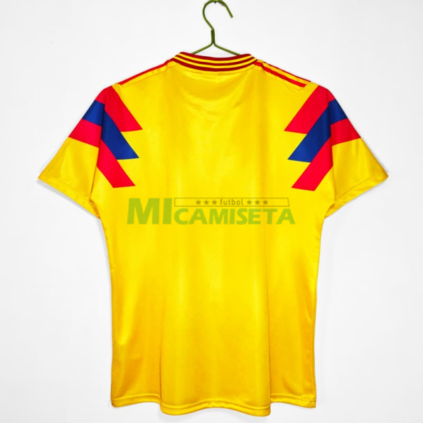Camiseta Colombia Primera Equipación Retro 1990 Amarillo