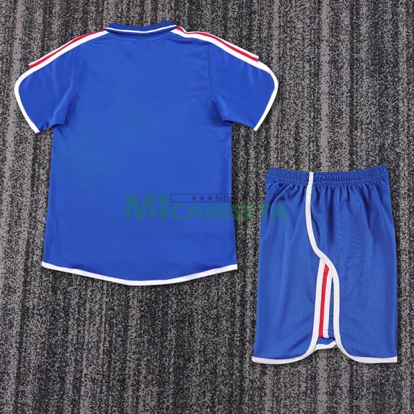 Camiseta Francia Primera Equipación Retro 2000 Niño Kit