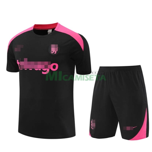 Camiseta de Entrenamiento Chelsea 2024/2025 Kit Negro/Rosa