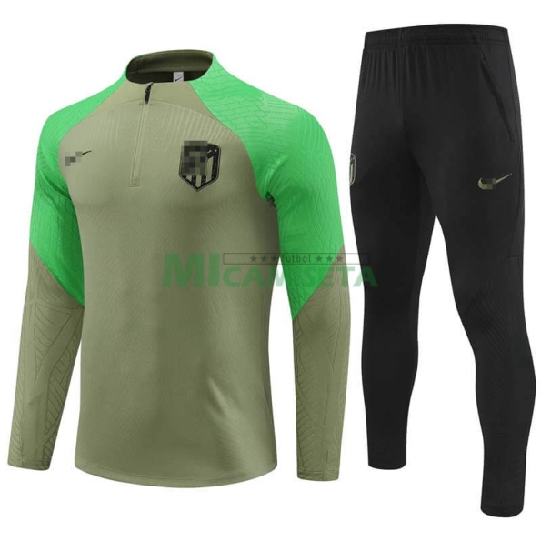 Sudadera de Entrenamiento Atlético de Madrid 2024/2025 Verde (El Escudo Anterior)