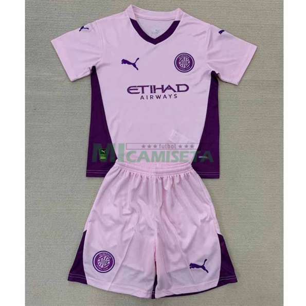Camiseta Girona Tercera Equipación 2024/2025 Niño Kit