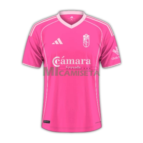 Camiseta Granada Cuarta Equipación 2025/2026 Rosa con Parche La Liga