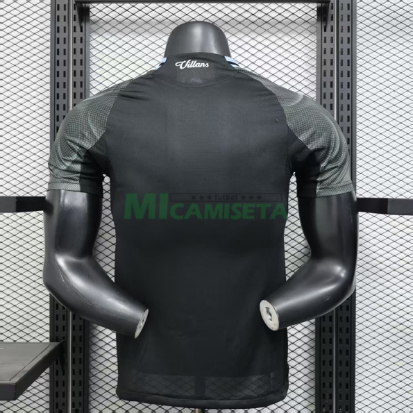 Camiseta Aston Villa Segunda Equipación 2025/2026 Negro (EDICIÓN JUGADOR)