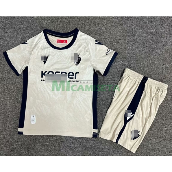 Camiseta Osasuna Segunda Equipación 2024/2025 Niño Kit