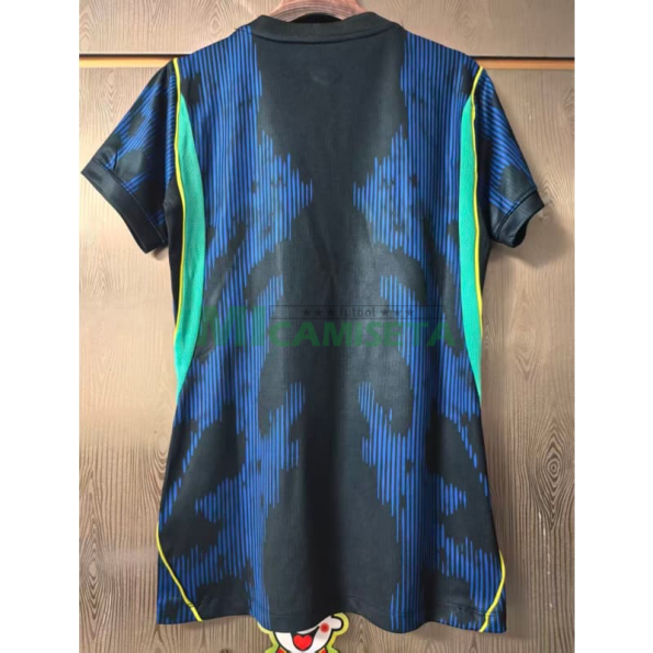 Camiseta Brasil Segunda Equipación Mundial 2026 Azul Mujer