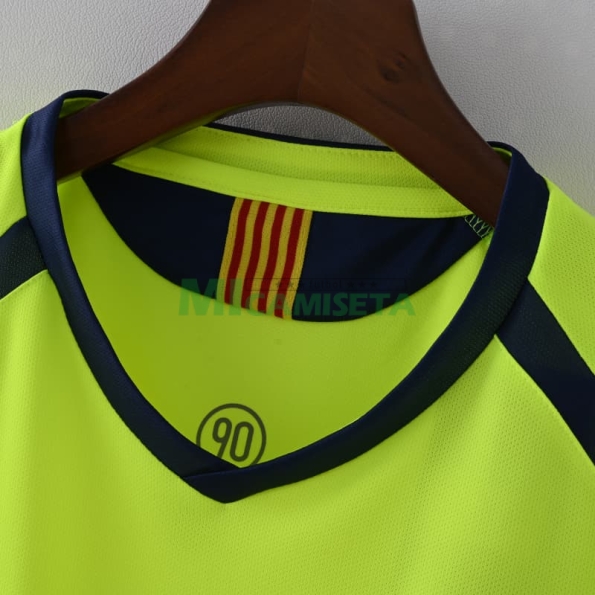 Camiseta Barcelona 2005/06 Segunda Equipación Retro Verde