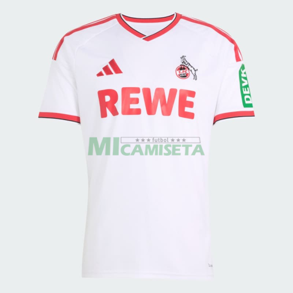 Camiseta FC Köln Primera Equipación 2026/2027 Blanco/Rojo