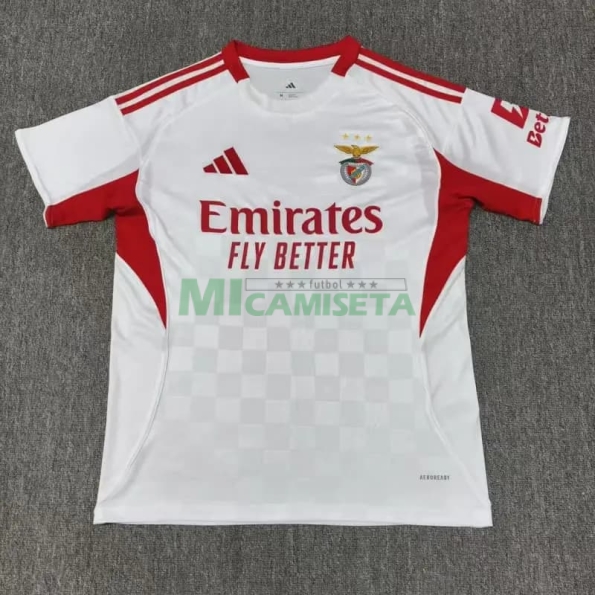 Camiseta Benfica Tercera Equipación 2025/2026 Blanco
