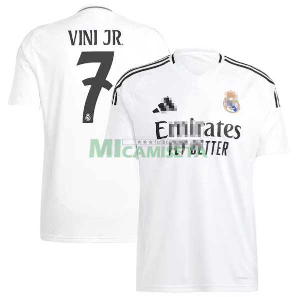 Camiseta Vini Jr. 7 Real Madrid Primera Equipación 2024/2025