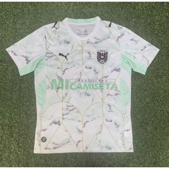 Camiseta Austria Segunda Equipación Mundial 2026 Blanco