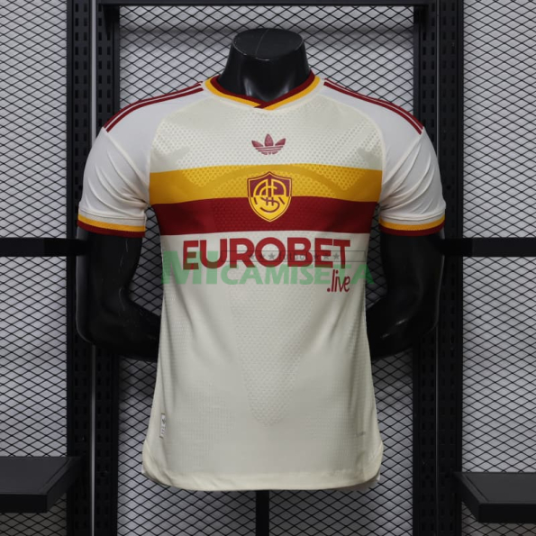 Camiseta AS Roma Segunda Equipación 2026/2027 Blanco (EDICIÓN JUGADOR)
