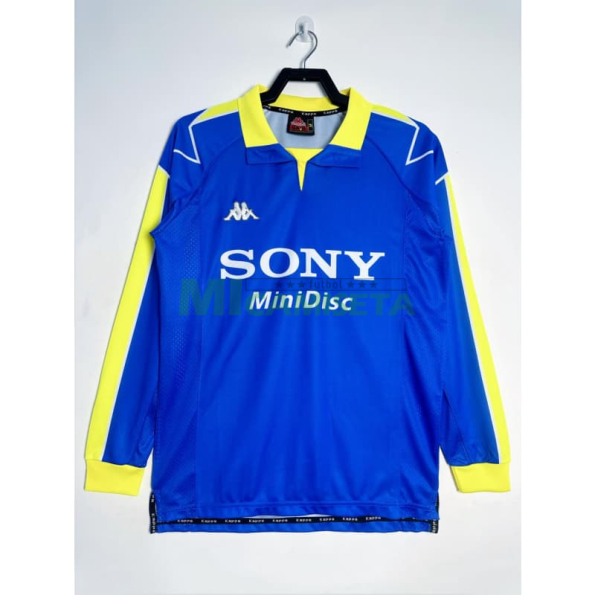 Camiseta Juventus Segunda Equipación Retro 1997/1998 ML Azul