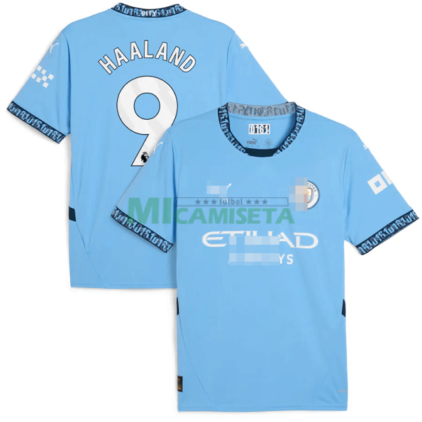 Camiseta Haaland 9 Manchester City Primera Equipación 2024/2025